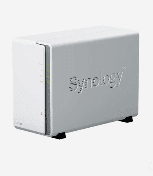 Synology DiskStation DS223j 2 Bay Nas Box, 3.5" or 2.5" SATA, Realtek RTD1619B Processor, 1 GB RAM, 55.62 BTU/hr, RJ-45, USB 3.2, 2 Year Warranty | DS223j